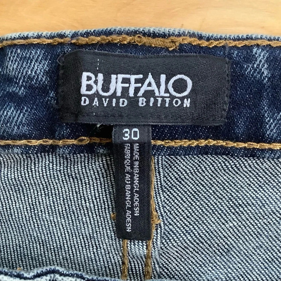 BUFFALO DAVID BITTON Ivy Acid Wash High Rise Skinny Ankle Size 30 - Picture 11 of 16